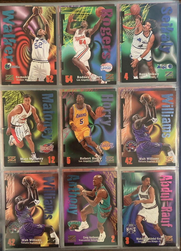 Individual 1998 NBA Skybox Z Force Basketball Cards (Complete Your Set!) - Image 2 of 3