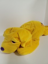 Vintage  Lisa Frank  Plush Casey Puppy Dog LARGE 24   Inches RARE 1998 Yellow
