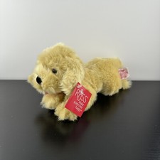 NWT Russ Berrie Plush BUTTERCUP Puppy Dog Yellow Lab Golden Retriever 10" NEW