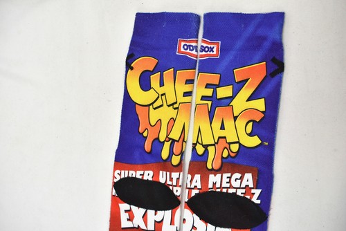 Calcetines ODD SOX CHEE-Z MAC Crew Talla Única Macarrones N Queso - Imagen 2 de 7
