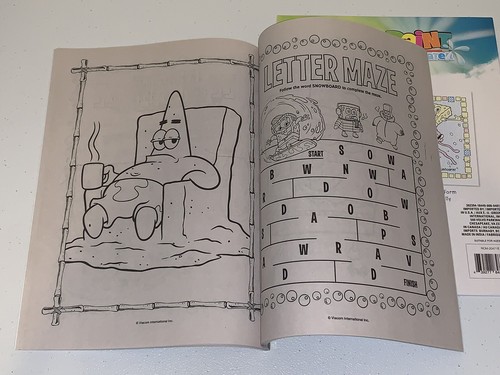 SpongeBob SquarePants Books 'Jumbo Coloring Activity' & 'Paint with Water' 2 Pc - Picture 6 of 9
