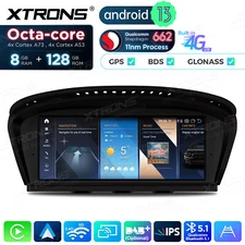 8.8" Android 13 8+128GB Car Screen GPS CarPlay Retrofit For BMW 3/5 E60 E90 CCC