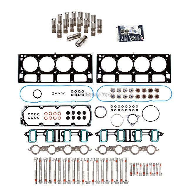 Head Gasket Set Bolts Lifters Fit 07-16 Chevy GM LS 6.0L 6.2L Non-AFM - Image 2 of 4
