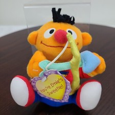 Vintage 2003 Fisher Price Sesame Street You're Earnie's Sweetie Plush 5" Stuffed
