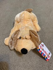 Plush Paradise 14 Brown Beagle Dog Stuffed Animal w/Glitter Eyes-NEW with Tag