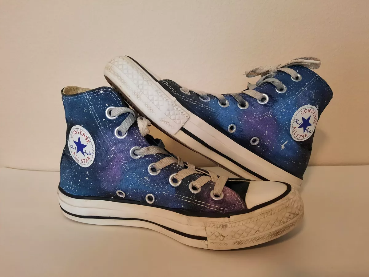 Converse All Chuck Taylor High Custom Galaxy Painted sz Women 5 men 3 eBay