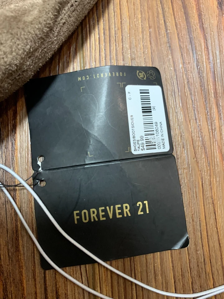 Botas de gamuza marrón topo muslo sobre la rodilla (32 pulgadas de alto) Talla 9 Foto 4 de 4