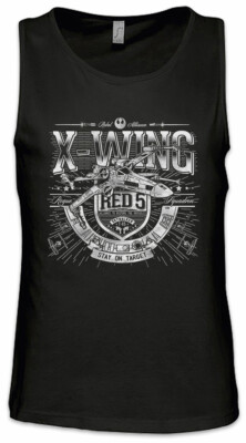 Red Five 5 Rebel Pilot Herren Tank Top Force Luke Star Alliance Sci-Fi Pilot