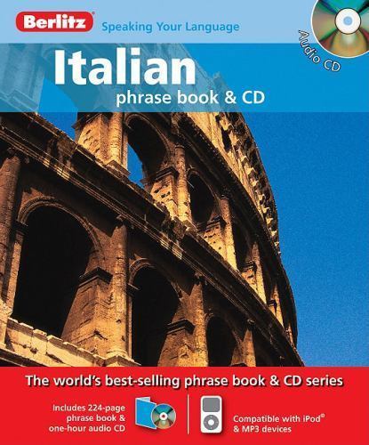 Phrase Book and CD Ser.: Berlitz Italian Phrase Book by Berlitz Guides ...