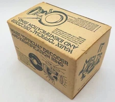 WABX Detroit Official Decoder and Identification Ring Air Aces Radio Vintage