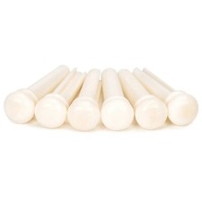 30x Bone Guitar Pin Nail String Peg Luthier Bridge White H00