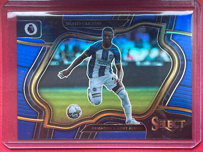 MOISES CAICEDO 2022-23 Panini Select   EPL Field Level BLUE Prizm SSP