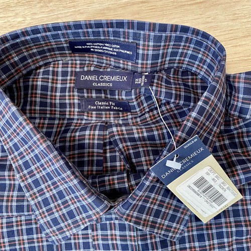 Daniel Cremieux Classics Shirt Men’s 2X BIG Multi Plaid Long Sleeve MSRP $78 - Picture 8 of 11
