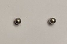 TINY STAINLESS STEEL BALL EARRING STUDS 2mm - 1 Pair