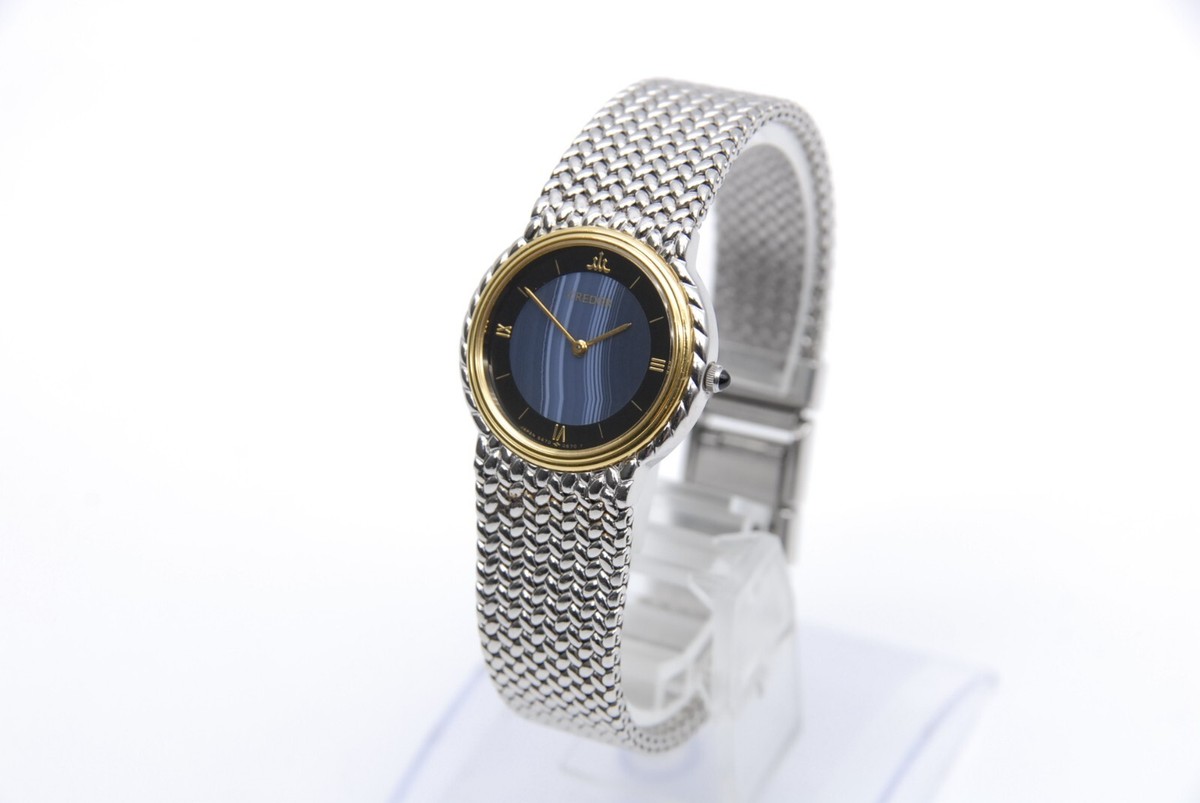 【美品】SEIKO CREDOR 5A70-0BP0 SEIKO CREDOR SIGNO 5A70-0BP0 diamond Blue shell Dial Quartz