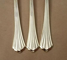 HANFORD FORGE Gold Handle Flatware, Stainless Silverware, Flair Handle, Dining