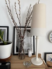 Slim Vintage Wooden Lamp E14