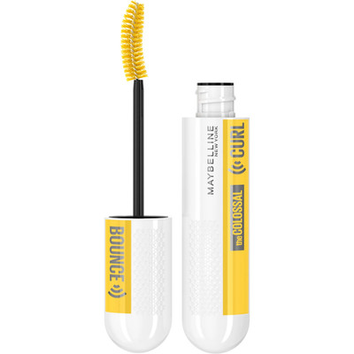 MAYBELLINE THE COLOSSAL CURL BOUNCE MASCARA (350 BLACKEST BLACK 0.33 FL OZ)