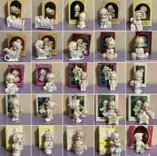Enesco Precious Moments Baby's First Christmas Ornaments Ranging From 1983-1999