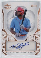 2024 Leaf Trinity Bronze /99 Victor Scott II #BA-VS1 Auto 6e7