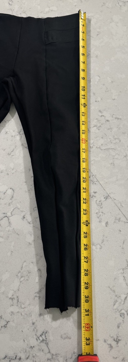 Zara Basic Pants Womens Medium Black Stretch Legg… - image 7