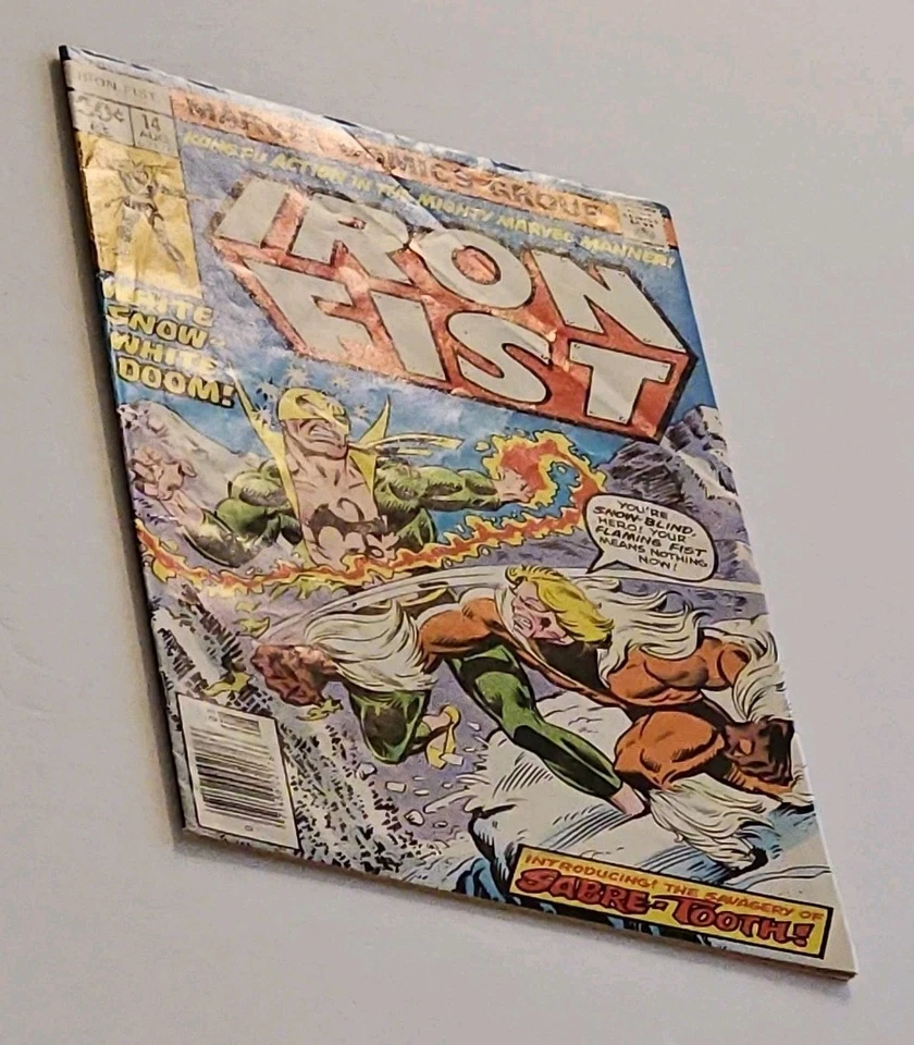 Iron Fist #14 1st Appearance Sabretooth Marvel 1977 🔥 🔥  - Image 3 of 4
