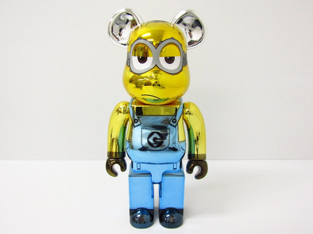 BE@RBRICK Bear Brick minions Minions KEVIN 100 400 GOLD BE@RBRICK Bear Brick minions Minions KEVIN 100 400 GOLD