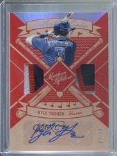 2019 Leather & Lumber and Signatures Holo Silver 3/10 Kyle Tucker Auto ev1