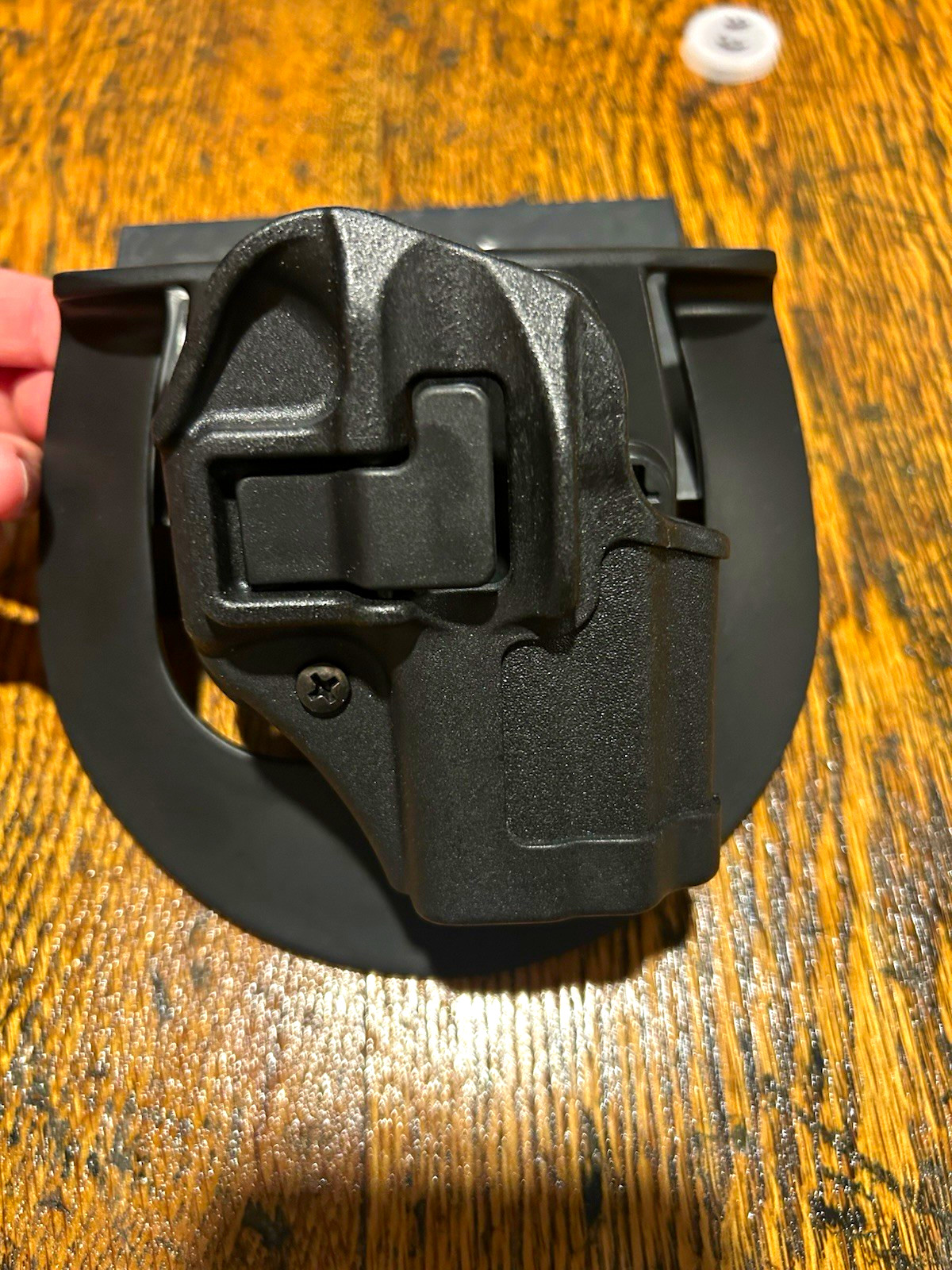 BLACKHAWK! Black Polymer Paddle Tactical Holster for Pistol 3 o'Clock Set