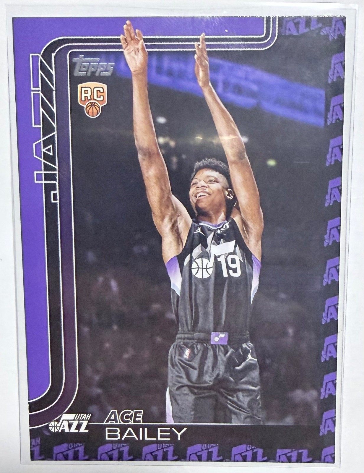 Ace Bailey 2025 Topps #205 Team Color Border Variation Rookie RAW