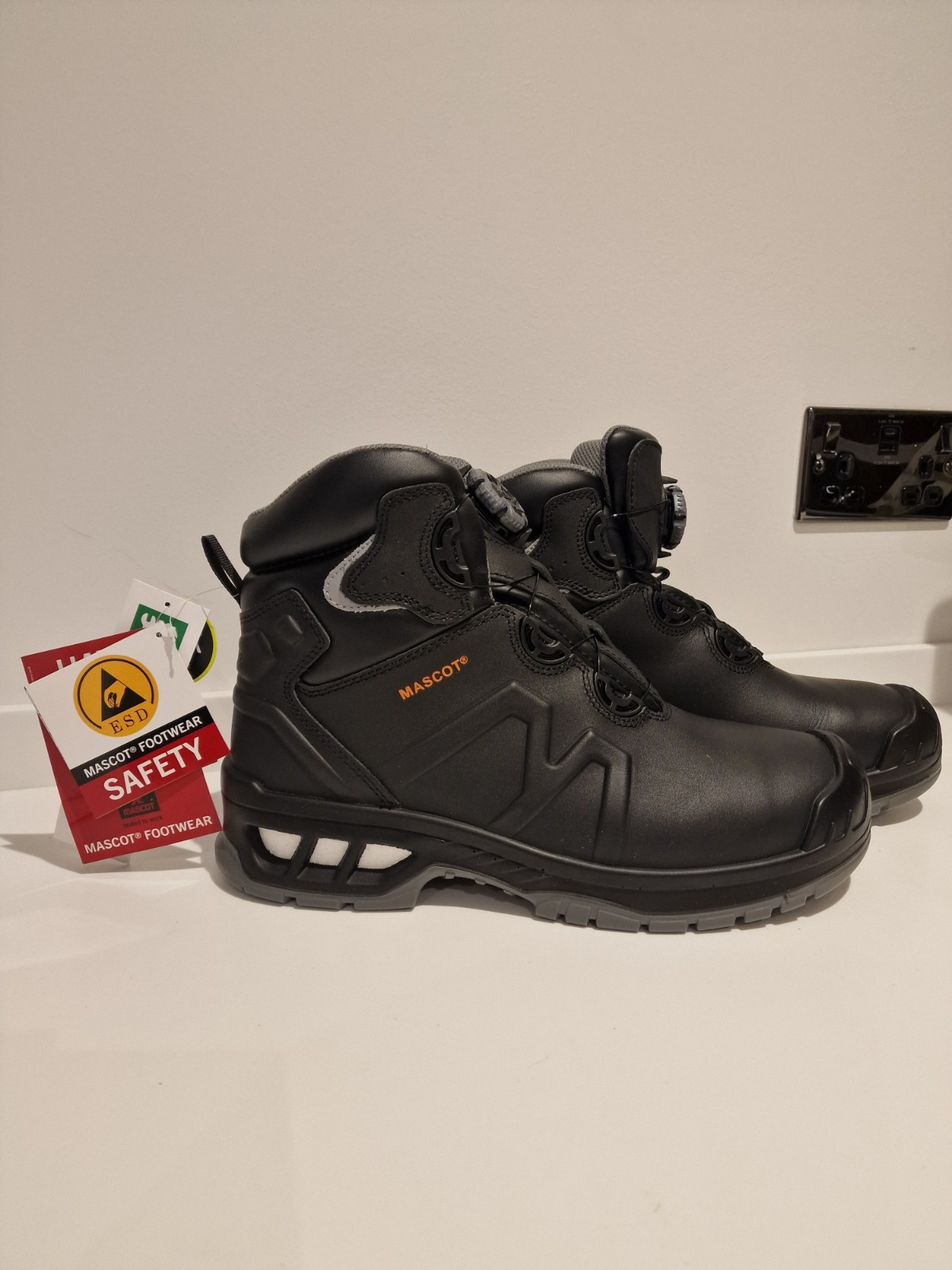 Mascot Footwear Mid Safety Boots S3 BOA Composite Toe Shock Absorbing