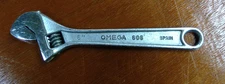 OMEGA 6"  Adjustable Wrench Alloy Drop Forged Vintage Made in SPAIN