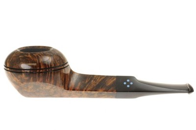 Sasieni 4 dot -  Walnut - Straight Rhodesian