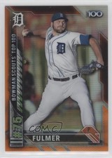 2016 Bowman Scouts' Top 100 Orange Refractor 22/25 Michael Fulmer #BTP-75 0l1