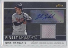 2011 Topps Finest Moments Relics 66/274 Nick Markakis #FMA6 Auto 0s3