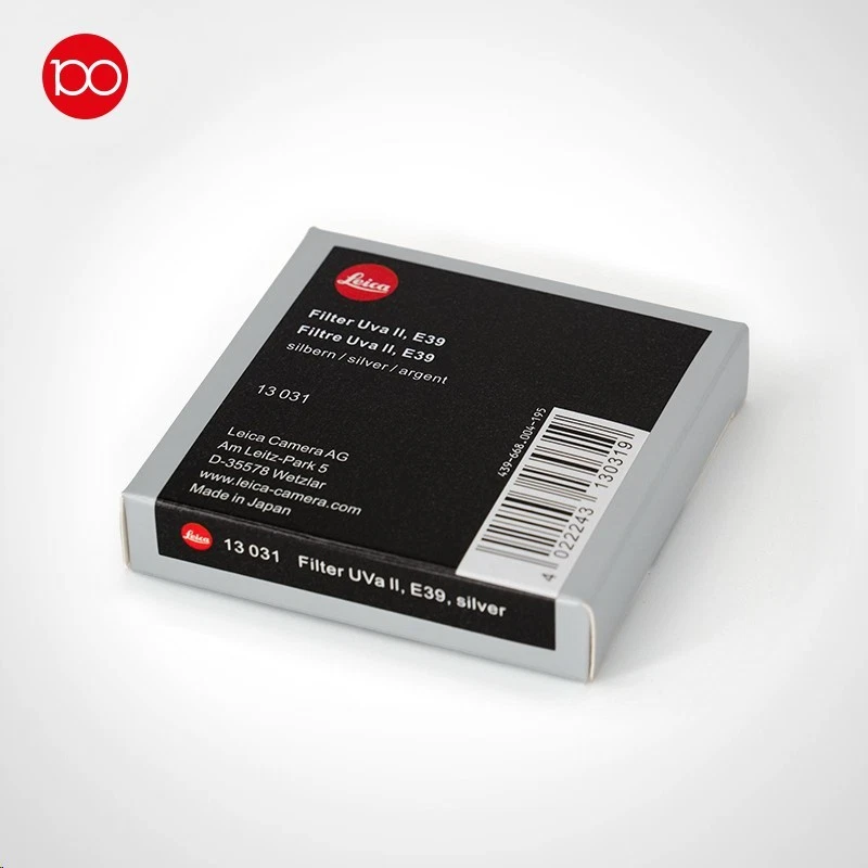 Original Leica UVa II  E39/39mm High-quality Filter  - Silver 13031 - Image 4 of 4