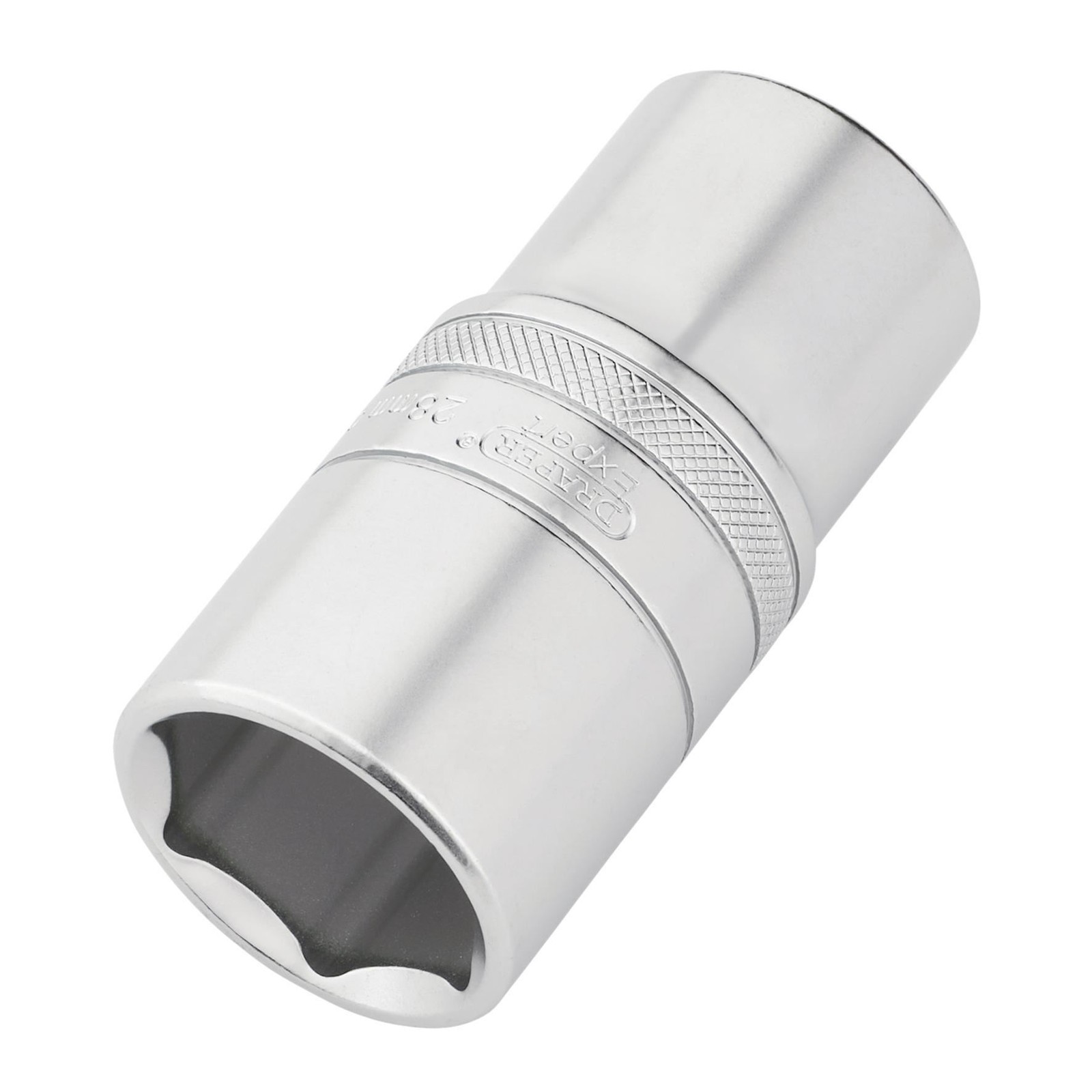 Draper Expert HI-TORQ 6-Point Metric Deep Socket, 1/2"" Sq. Dr., 28mm