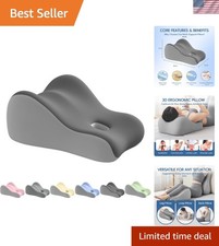 Cooling Latex Pillow with Removable Cover - Ideal for Every Sleeping Position