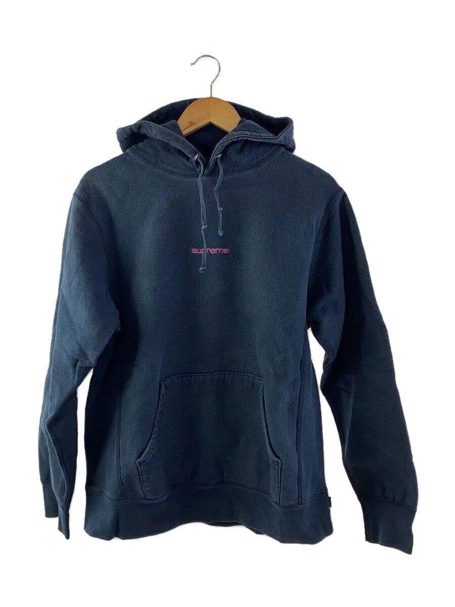 Sweat à capuche Supreme Hoodie 18AW marque M coton marine occasion
