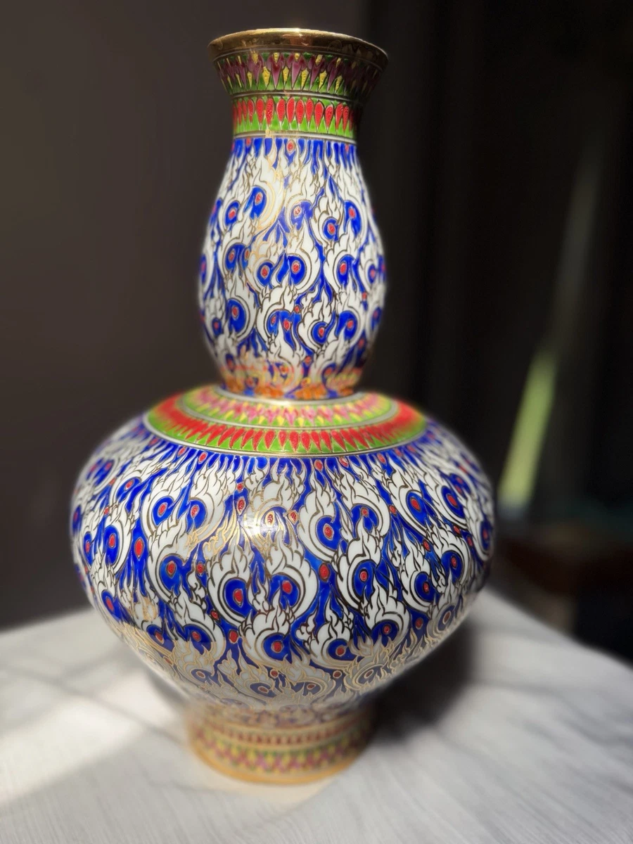 孔雀花瓶中国古董花瓶| eBay