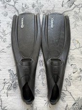 Mares Plana Avanti Tre Full Foot Dive Fins Black Size US 3.5-4.5 EU 36-37