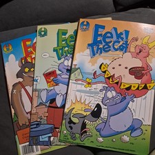 Eek! THE CAT # 1 2 3 FULL SET  1994 TV Show Comic Eek 1-3 Cartoon Hamilton Read*