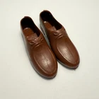 Vintage Ken Doll Brown Loafers Squishy Hong Kong Dress Shoes Early 60s Barbie #2
