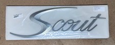 Scout HW1183 Boat Emblem LOGO SCOUT CHROME THERMOCAL, MIA 