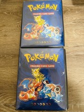 1999 1st Edition Pokemon Cards Collection 2 books Includes Trainer & Energy RARE