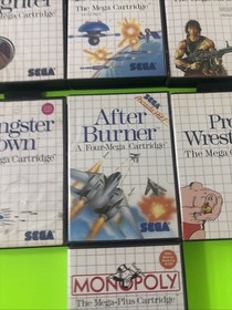 Sega Master System Game Lot (10) Nice Collection Amazing Deal!!