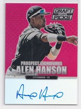 2013 Panini Prizm Draft Prospect Signatures Red Alen Hanson Auto /100 #80