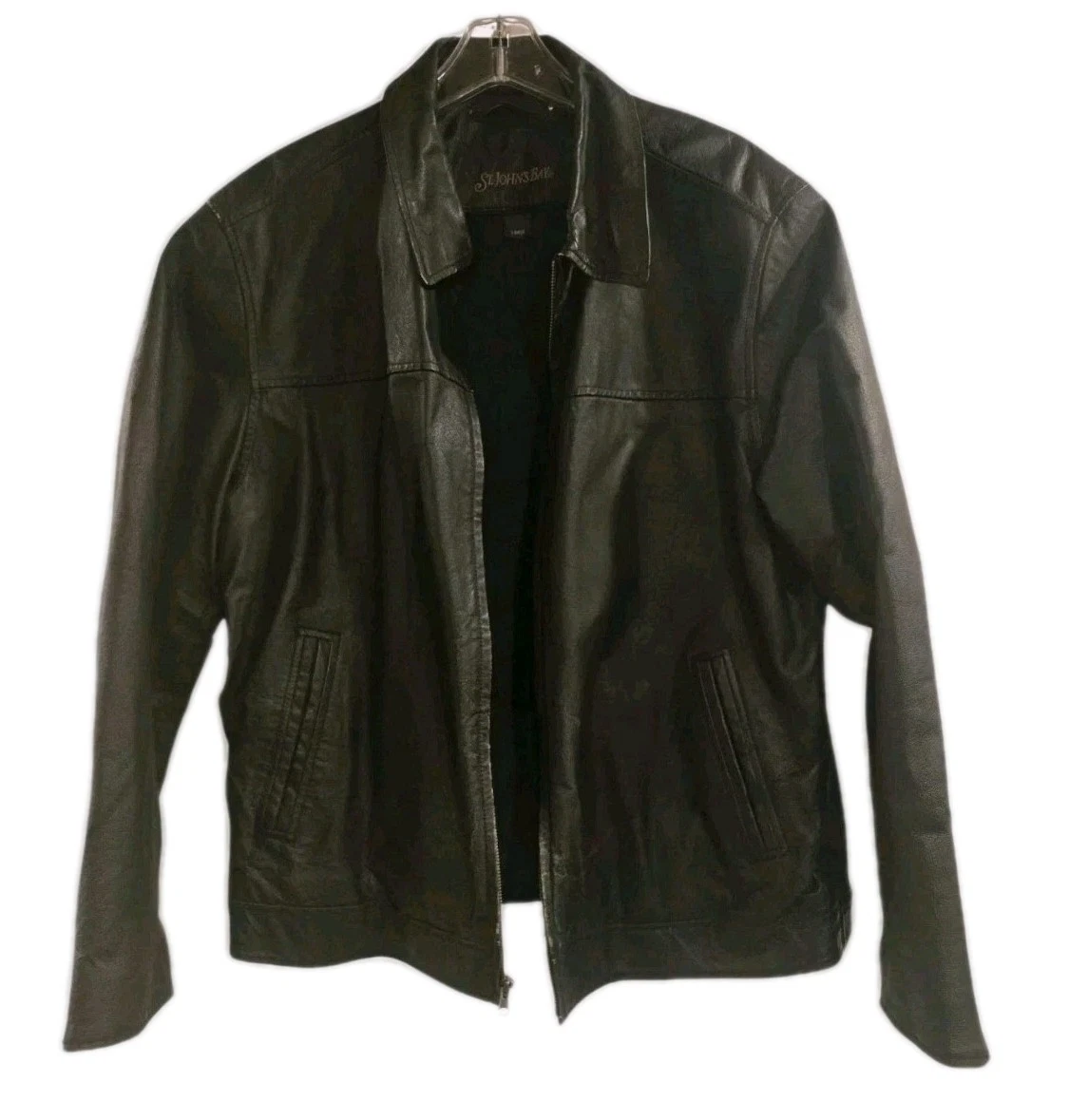 st johns bay leather jacket products for sale | eBay