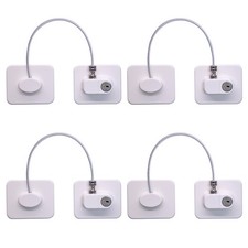 Refrigerator Lock with Keys 98.66kg Load Capacity - Child Safety Solution