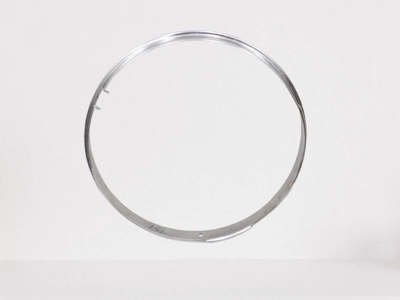 Ajuste para Royal Enfield Electra / Bullet - Faro anillo exterior cromado Foto 3 de 4